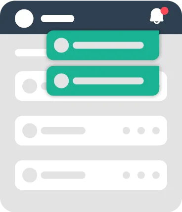 The system is responsible for notifying the responsible parties - Paso 2