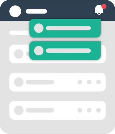 The system is responsible for notifying the responsible parties - Paso 2