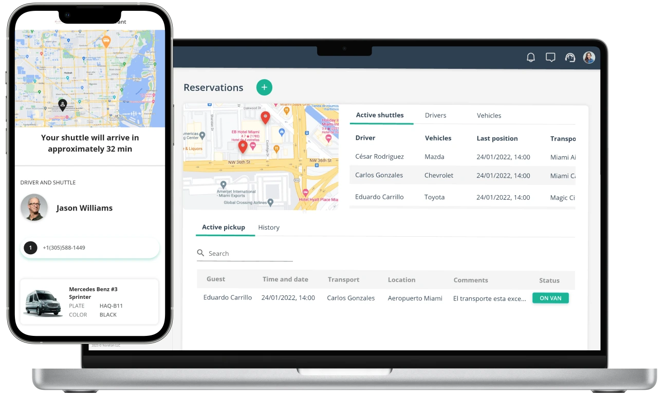 Pick up - Sistema GuestHub