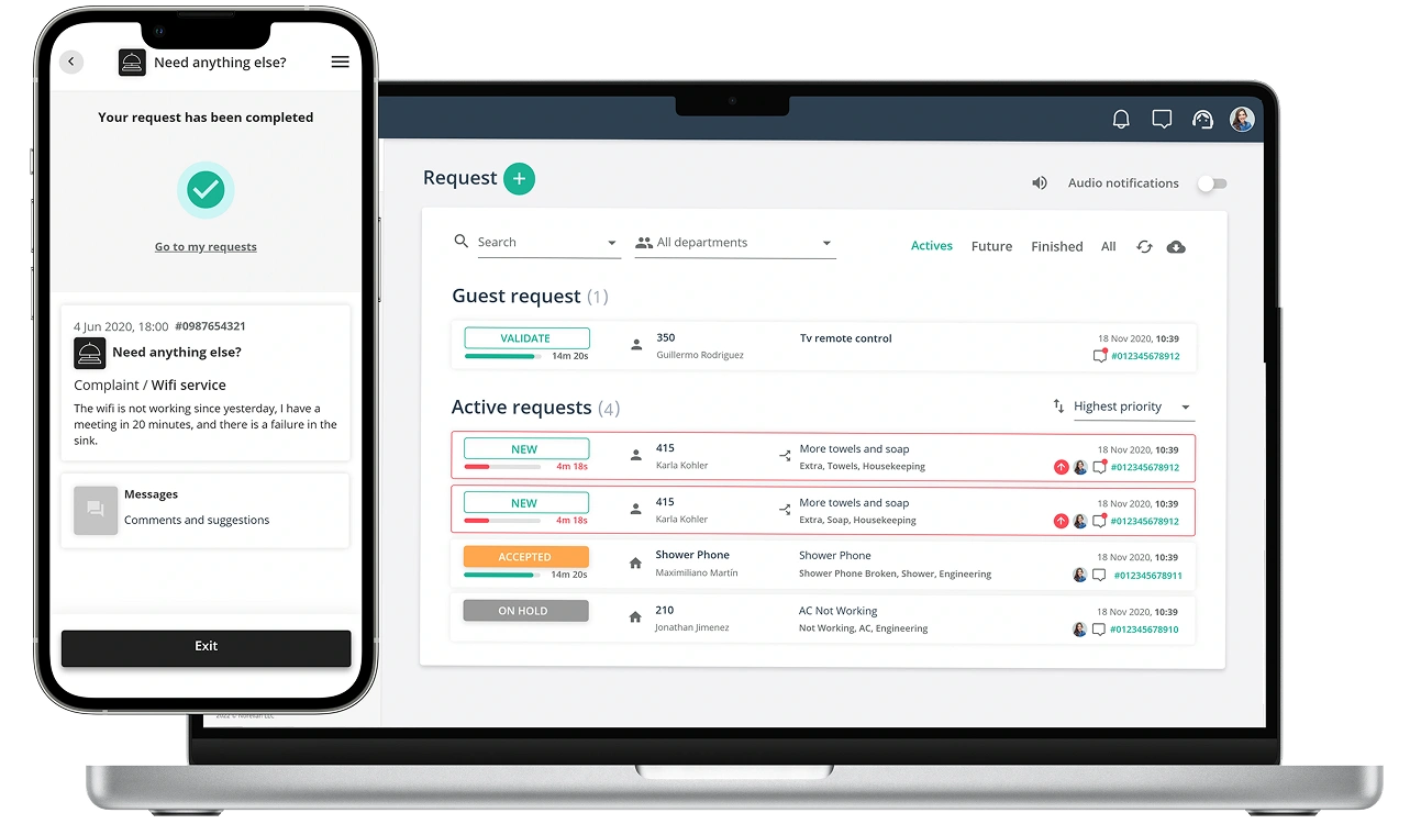 Solicitudes - Sistema GuestHub